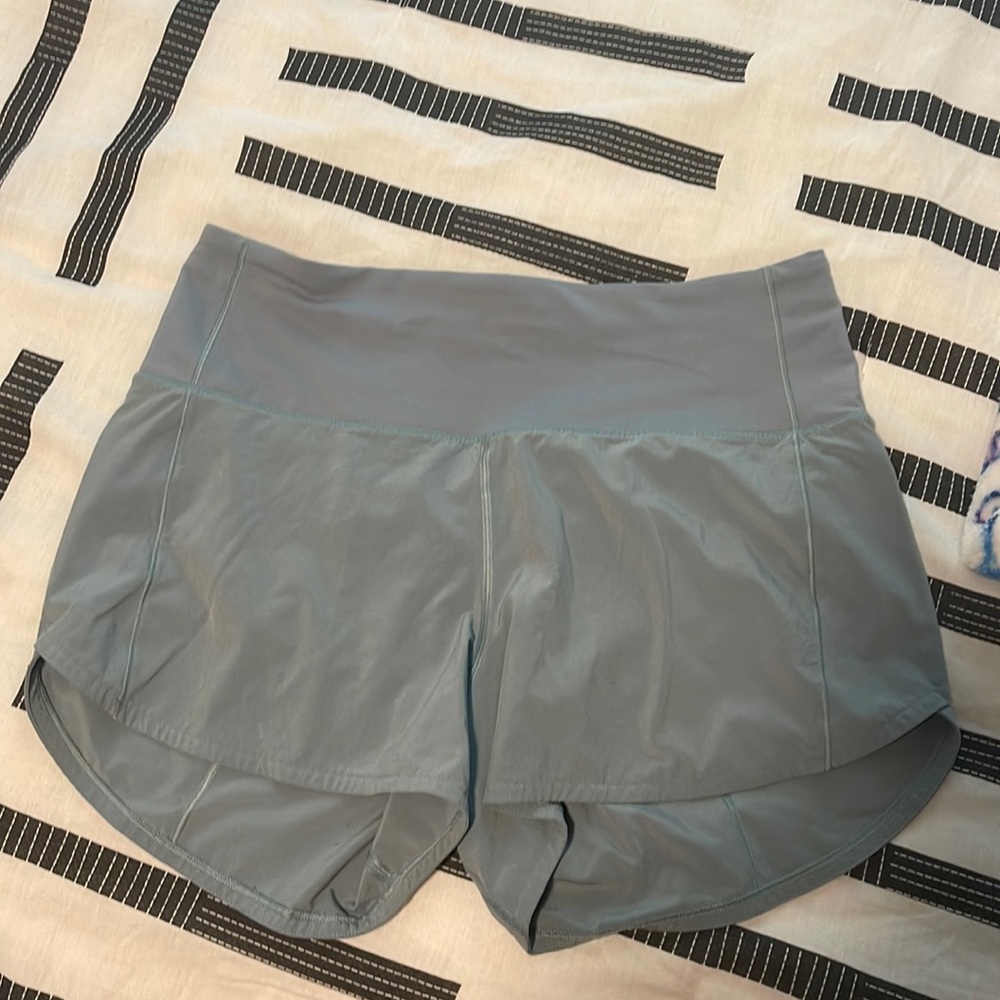 Lululemon high rise speed up shorts
